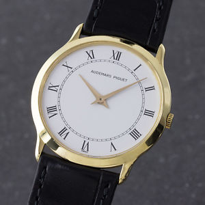 AUDEMARS PIGUET 18K GOLD CLASSIQUES HERRENUHR HANDAUFZUG MEDIUM VP: 18800,- €