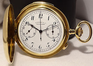 HEAVY HUNTER SOLID 18K GOLD MINUTE REPEATER CHRONOGRAPH PATEK PARTNER MOVEMENT