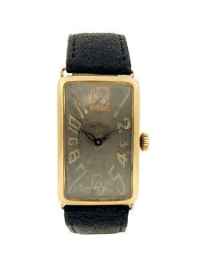 Election Large 14k Rose Gold Swiss Wrist Watch c. 1920s
