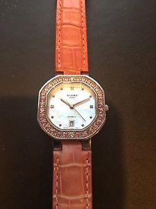 CLERC C-ONE Ladies Automatic watch, MOP dial sapphires and diamonds - complete,