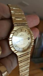 14k gold watch Croton Mens CLASSY  77gs vintage,  SCRAP PRICED