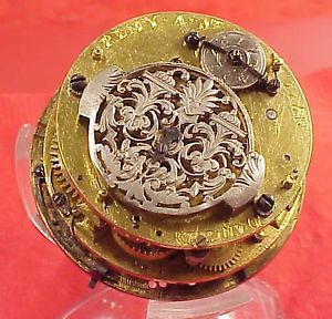Pre 1700 Verge Fusee 1/4 Repeater Remy A St Jean D'angely France Pocket Watch