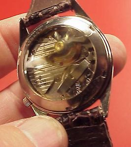 Rare Vintage Hamilton Electric 505 CLEARVIEW 1965 34mm Round Wristwatch Running