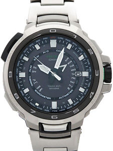 Used[S] Watch Men CASIO Purotorekku Manaslu PRX-7000T-7JF Quartz black G6Q