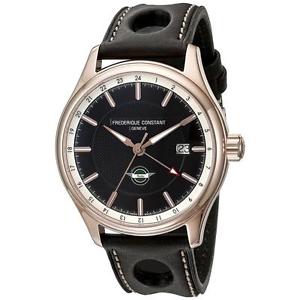 FREDERIQUE CONSTANT MEN'S 42MM BROWN LEATHER BAND AUTOMATIC WATCH FC-350CH5B4