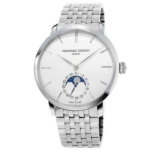 FREDERIQUE CONSTANT MEN'S MANUFACTURE SLIMLINE MOONPHASE 42MM WATCH 705S4S6B
