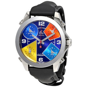 Jacob and Co. Five Time Zones Blue Dial Mens Watch JCM-55