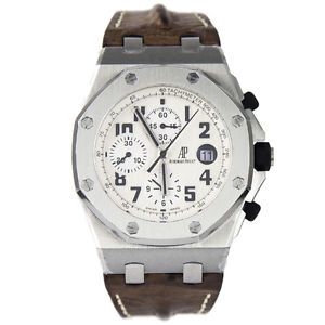 AUDEMARS PIGUET ROYAL OAK OFFSHORE CHRONO WHITE DIAL 26170ST.OO.D091CR.01 NEW