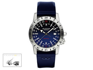 Glycine Airman Base 22 Automatic Watch, GL 293, 24h Purist, 3887.18/66-D8