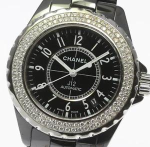 Free Shipping Pre-owned CHANEL J12 H0950 Genuine Double D Bezel 38mm
