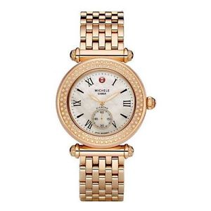 Michele Women's Diamond Watch Caber Classic Model MWW16A000044 MRSP $2,495