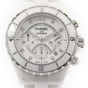 F / S Pre-owned CHANEL H2009 J12 41mm Chronograph Ceramic · 9P Self-Winding