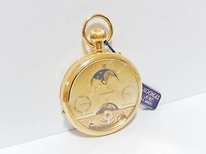 Wonderful Rare Original HEBDOMAS 8 Days CALENDAR MOON PHASE Pocket Watch