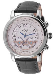 GV2 By Gevril Men's 8100 Montreux Chronograph Limited Edition Leather Watch