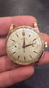 Zenith chronograph mov.156 extralarge 39mm 18k tutto funzionante app.revisionato