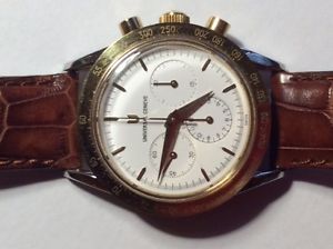 UNIVERSAL GENEVE CHRONO -LEMANIA 1873 NOS WITH ORIGINAL DOCUMENT