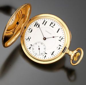 14K Yellow Gold 16 Size 23 Jewel Howard Pocket Watch CA1915
