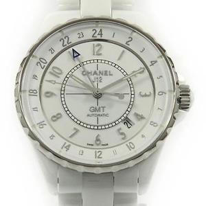 Free Shipping Pre-owned Chanel H3103 J12 38mm GMT Ceramic Self-Winding