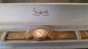 Hamilton Electric Wristwatch 'Ventura' 14 kt w/18kt solid gold band (NO RESERVE)