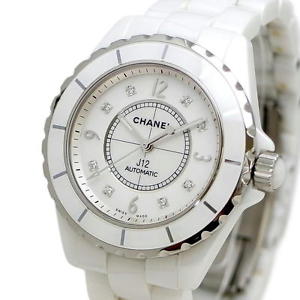 Free Shipping Pre-owned Chanel J12 Ref. H2423 Automatic Winding 8P Diamond