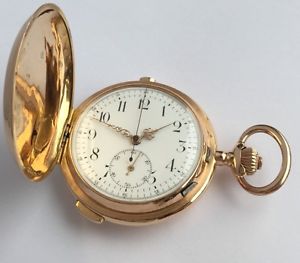 QUARTER REPEATER REPETITION 18K 59mm CHRONOGRAPH!