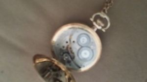 Waltham antique pocket watch 14 karat gold from 1896