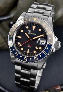 Brand New Squale 1545 30 Atmos Tropic GMT Ceramica Watch Full Set Under Warranty