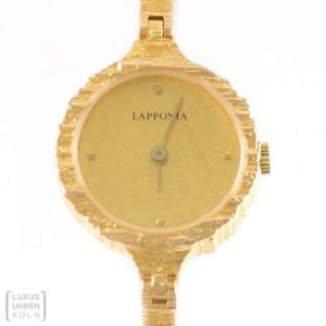 Lapponia Jewelry Uhr Lady Coco 585er Gold Design Björn Weckström
