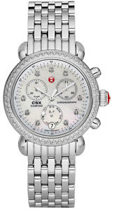 MICHELE CSX Chronograph Mother of Pearl Dial Diamond Ladies Watch MWW03M000114
