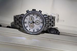 Benny & Co Men's Diamond Watch Diamond Bracelet 2 Extra Bands Display Model