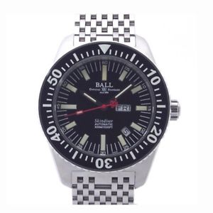 Auth BALL Engineer Master II Skin Diver Men's Automatic SS 160322