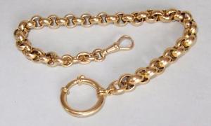 ANTIQUE POCKET WATCH CHAIN 18K, 18CT SOLID GOLD 1925