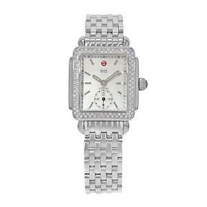 Michele Deco-16 MWW06V000001 Diamants & Montre Acier Quartz Pour Femmes