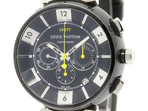 Louis Vuitton Tambour in Black C