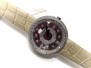 18K WHITE GOLD DIAMOND WATCH