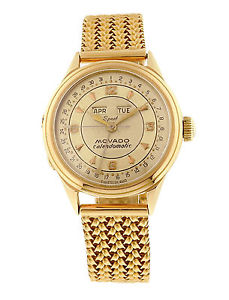 Movado 18k PG Triple Calendar Ce