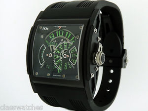 HD3 Complication Three Minds Titanium/PVD Black/ Green Limited to 33 $56,000 NIB