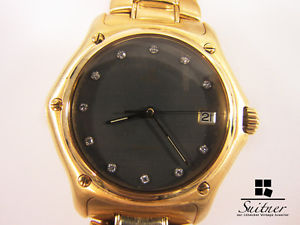 XL Ebel 1911 750 Gold massiv Automatik Diamanten 161 Gramm