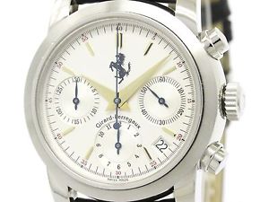 Polished GIRARD PERREGAUX Ferrari Chronograph Automatic Watch 8020 (BF106303)