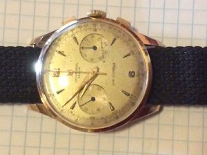UNIVERSAL GENEVE UNI-COMPAX PINK GOLD 285