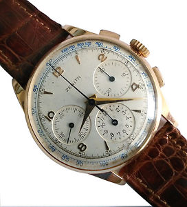 ZENITH CHRONO VINTAGE 156 ROSE GOLD 18K ANNI '50