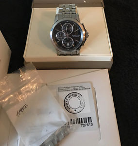 Maurice Laxcrois Mens Luxury Chronograph Automatic SS Watch image 1