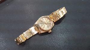 VINTAGE ROLEX DATEJUST - 18CT GOLD LADY - YEAR 1978