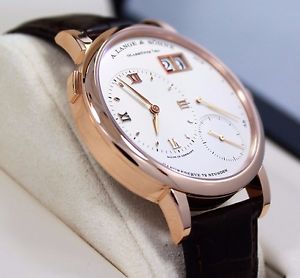 A. Lange & Sohne Grand Lange 1 117.032 18K Rose Gold 41mm Watch B&P *BRAND NEW*