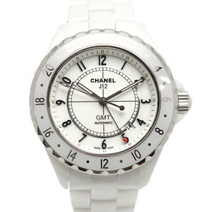 Free Shipping Pre-owned Chanel H2126 J12 GMT Ceramic