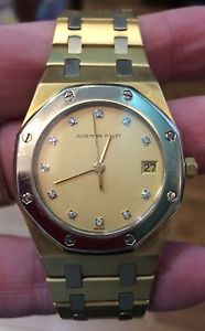 Audemars Piguet Vintage 18K Yellow/White Gold Royal Oak Quartz 35MM Rare!