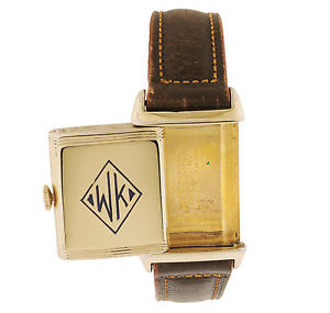 Hamilton “Otis” Gold Plated Reverso, Circa 1940′s image 1