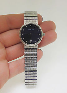 Daniel Mink 1900 St.Steel Diamond Dial Ladies Quartz Watch, Ref. # 1930 DA 62