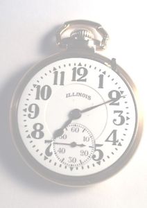 ILLINOIS 21 JEWEL BUNN SPECIAL60 HOUR POCKET WATCH