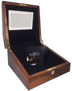 Single Mechanical Hand Wound Watch Winder W30007 Orbita Sempre 1 Teak Wood